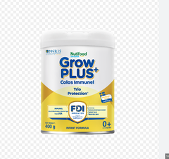 Sữa Nutifood Grow Plus+ Colos Immunel 0+ 400g (0-12M) - 12T - Thùng 24
