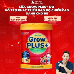 Sữa Nutifood Grow Plus+ Đỏ 1+ 850g (1Y+) - Thùng 12 - 12T