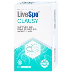 LiveSpo Clausy lợi khuẩn, hỗ trợ tiêu hoá 5ml x 10 ống (2Y+)