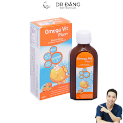 Omega Vit Plus+ Fish oil vị cam 100ml (6M+) (M.6)