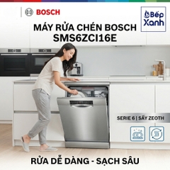 Máy Rửa Chén Độc Lập Series 6 Bosch SMS6ZCI16E / New 2024 - Nhập Khẩu Đức