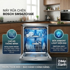 Máy Rửa Chén Độc Lập Series 6 Bosch SMS6ZCI16E / New 2024 - Nhập Khẩu Đức