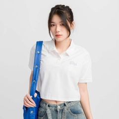 Áo polo nữ thêu hình
