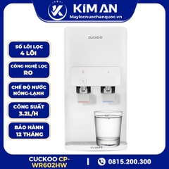 Máy Lọc Nước Cuckoo Để Bàn Nóng Lạnh INSPURE CP-WR602HW