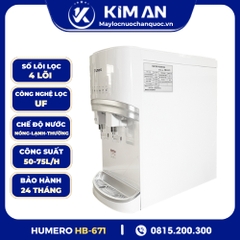 Máy Lọc Nước UF Để Bàn Nóng Lạnh Humero HB-671