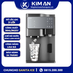 Máy Lọc Nước Nóng- Lạnh-Nguội-Làm Đá Để Bàn ChungHo Sanita ICE