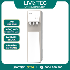 Cây Nước Nóng Lạnh Hút Bình Livotec LX201