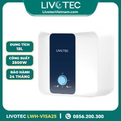 Bình Nước Nóng Gián Tiếp Livotec LWH-V15A25