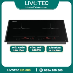 Bếp Điện Từ Đôi Livotec LID-888