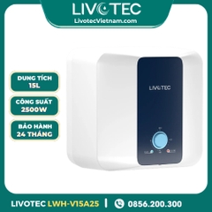 Bình Nước Nóng Gián Tiếp Livotec LWH-V15A25