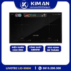 Bếp từ đôi Livotec E-smart LID-998M