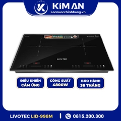 Bếp từ đôi Livotec E-smart LID-998M