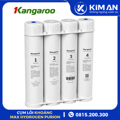 Cụm 4 Lõi Lọc Chức Năng Max Hydrogen Kangaroo