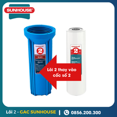 Lõi Lọc Nước Số 2 GAC Sunhouse