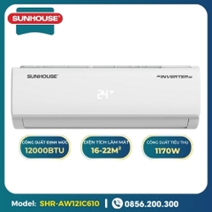 Máy lạnh Sunhouse 12000 BTU 1 chiều Inverter SHR-AW12IC610