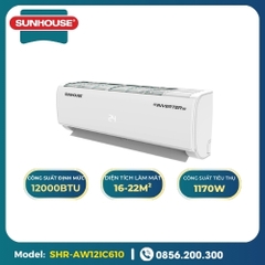 Máy lạnh Sunhouse 12000 BTU 1 chiều Inverter SHR-AW12IC610