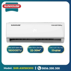 Máy lạnh Sunhouse 18000 BTU 1 chiều Inverter SHR-AW18IC610