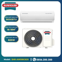 Máy lạnh Sunhouse 9000 BTU 1 chiều Inverter SHR-AW09IC620