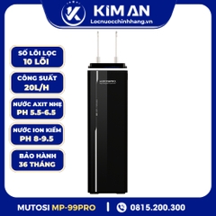 Máy Lọc Nước Điện Giải Ion Kiềm Hydrogen Mutosi MP-99PRO