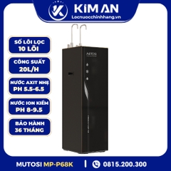 Máy Lọc Nước ĐIỆN GIẢI iON Kiềm Hydrogen Nóng Lạnh Nguội Mutosi MP-P68K