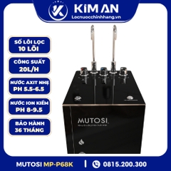 Máy Lọc Nước ĐIỆN GIẢI iON Kiềm Hydrogen Nóng Lạnh Nguội Mutosi MP-P68K