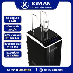 Máy lọc nước điện giải ion kiềm Hydrogen nóng nguội lạnh Mutosi MP-P89K