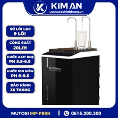 Máy lọc nước điện giải ion kiềm Hydrogen nóng nguội lạnh Mutosi MP-P89K