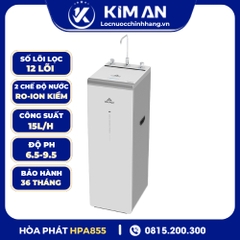 Máy lọc nước Hòa Phát Hydrogen ion kiềm RO HyperS HPA855