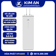Máy lọc nước Hòa Phát Hydrogen ion kiềm RO nóng lạnh HyperS HPA885