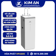 Máy lọc nước Hòa Phát Hydrogen ion kiềm RO nóng lạnh HyperS HPA885