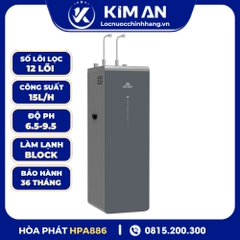 Máy lọc nước Hòa Phát Hydrogen ion kiềm RO nóng lạnh HyperS HPA886