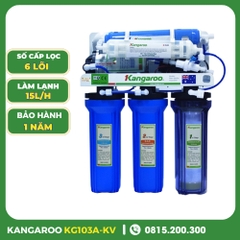 Máy lọc nước Kangaroo KG103-KV lắp Tủ Bếp