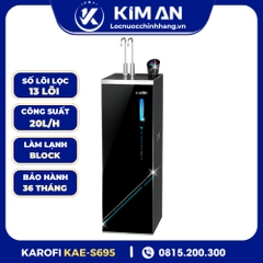 Máy lọc nước nóng lạnh Hydro-ion kiềm Karofi KAE-S695