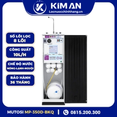 Máy lọc nước nóng lạnh nguội 8 lõi Mutosi Hydrogen MP-350D-BKQ