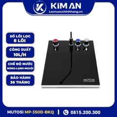 Máy lọc nước nóng lạnh nguội 8 lõi Mutosi Hydrogen MP-350D-BKQ