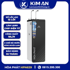 Máy lọc nước RO nóng lạnh Hòa Phát HPN639