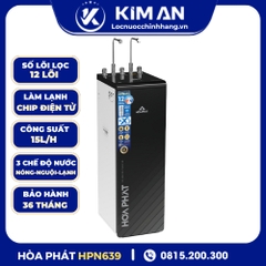 Máy lọc nước RO nóng lạnh Hòa Phát HPN639