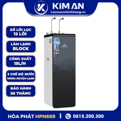 Máy lọc nước RO nóng lạnh Hòa Phát HPN669