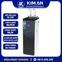 Máy lọc nước RO nóng lạnh Hòa Phát HPN669