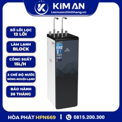 Máy lọc nước RO nóng lạnh Hòa Phát HPN669