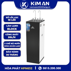 Máy lọc nước RO nóng nguội lạnh Hòa Phát HPN632