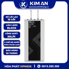 Máy lọc nước RO nóng nguội lạnh Hòa Phát HPN638