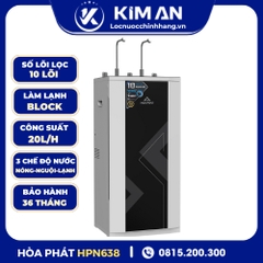 Máy lọc nước RO nóng nguội lạnh Hòa Phát HPN638