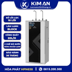Máy lọc nước RO nóng nguội lạnh Hòa Phát HPN638