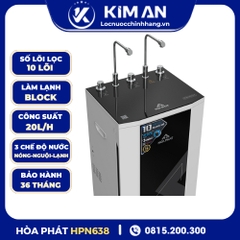 Máy lọc nước RO nóng nguội lạnh Hòa Phát HPN638