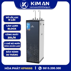 Máy lọc nước RO nóng nguội lạnh Hòa Phát HPN666