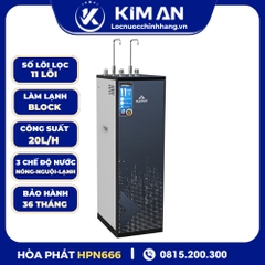 Máy lọc nước RO nóng nguội lạnh Hòa Phát HPN666