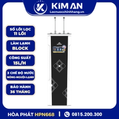 Máy lọc nước RO nóng nguội lạnh Hòa Phát HPN668