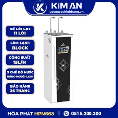 Máy lọc nước RO nóng nguội lạnh Hòa Phát HPN668
