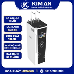 Máy lọc nước RO nóng nguội lạnh Hòa Phát HPN668